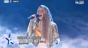 Micaela Abreu cantou Imagine no Got Talent Portugal