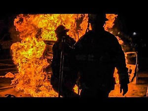 LAFD Engine 66 Handles Stubborn Car Fire