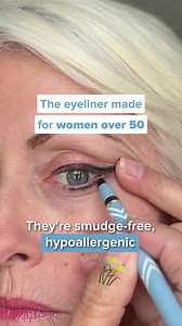 Get up close and personal with your graceful eyes ❤️ Thanks to an eyeliner crafted for women over 50! ◾ Buttery glide. Deposits intense pigment where you touch it. ◾ Hearty tip. Great for wings and tightlining. ◾ Ophthalmologist tested. Hypoallergenic. ◾ Promises to look freshly applied ... throughout the day. Tried PrimeEyes Glide yet? https://www.primeprometics.com/products/primeeyes-glide-eyeliner | Prime Prometics