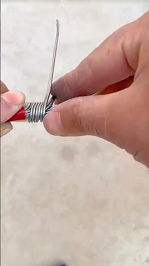Tying and Tightening Wire Bundles with the Coiling Technique #shorts