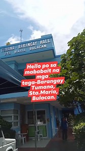#Barangay Hall of Tumana, Sta.Maria,Bulacan @ Kap.Christopher " Boyet" Dela Cruz. | Parehas news publishing/pinoy in action