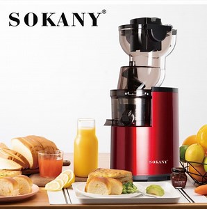 [Hot Item] High Quality Sokany Electric Masticating Juicer Cold Press Slow Juicer Fruit Extractor Cold Press Slow Juicer Extractor Wholesale Price