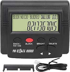 Call Blocker 4000 Groups Large Capacity Prevent Harassment Caller ID Box with LCD Display