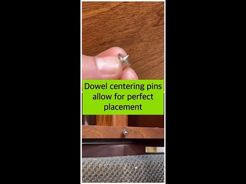Dowel centering pins for perfect alignment #woodworking #tools #maker #diyhacks