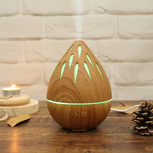 [Hot Item] Wood Grain Home Ultrasonic Aroma Essential Oil Diffuser