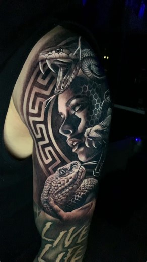 Medusa Tattoo Inspiration: Versace-Inspired Designs