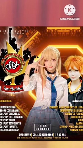 cosplay Cheerleading Olimpiadas geek 5 de mayo /coliseo Don Bosco,te dejamos las reglas✨ #porrista #cosplay #olimpiadasgeek | Geek Bolivia