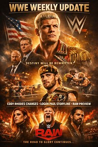 WWE Weekly Update: Cody Rhodes Changes, Logan Paul Storyline & Raw Preview😎😭😱#WWE #SmackDown #WWERaw #WWENews #CodyRhodes #LoganPaul #RowdyGamer | Rowdy Gamer