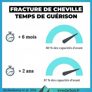 Fracture malléole interne ou externe cheville : rééducation - Guide