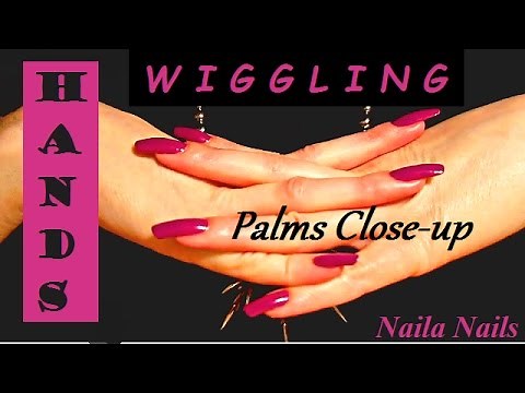 💜 HAND MOVEMENTS CLOSE UP - POV + LONG NATURAL NAILS - NAILA NAILS