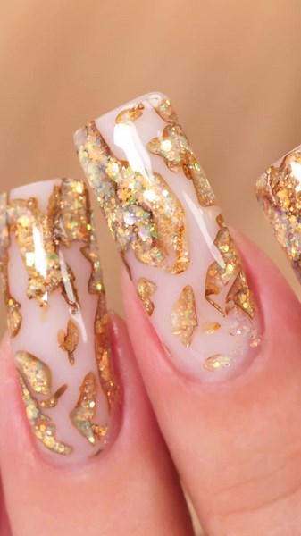 Just appreciating THESE 🌟💫✨ Hybrid Gel (Polygel) Nails with- would you believe- plastic wrap effect?! Full tutorial of these on YouTube 🪄 #nailcareereducation #nails #nailtech #naildesign #nailtutorial #nailsonfleek #nailartist | Nail Career Education