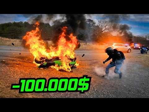 WHEN BIKERS FIGHT FIRE…