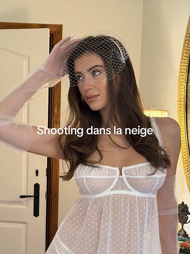 Shooting dans la neige à Montréal en lingerie — expérience modèle