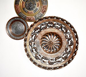 Vintage German Copper Tray…large Openwork Copper Tray...scrollwork Copper Tray...gute Handarbeit Echt Kupfer...18.5". - Etsy