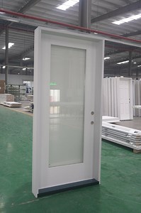 [Hot Item] Wholesale Residential Main Entrance Exterior Front Entry Fiberglass Doors for Home Houses