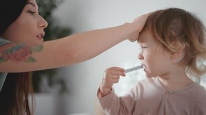 Pretty Asian Woman Measure Temperature Little Stock Footage Video (100% Royalty-free) 1099628401 | Shutterstock