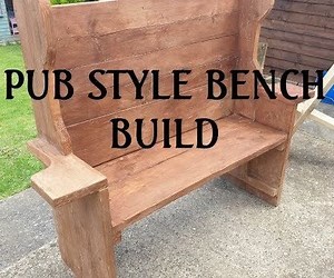 Garden Bench Build