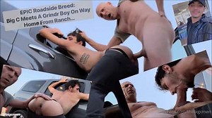 Epic Roadside Breed - Big C breeds Grindr Boy - Gay porn videos - Just the Gays