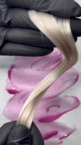 Our #MidnightCollection might be formulated with brunettes in mind, but these two colors are specifically for blondes. 💖 Featured here is a blend of Midnight Rosetta and Midnight Violet. Check out all the colors here: https://bit.ly/4cNQN7q | Splat Hair Color