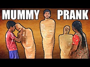 Tape Wrapping Challenge..🤪 ( Mummy Prank!😂)