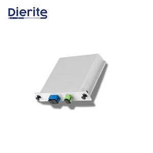 [Hot Item] FTTH 1X2 Cassette PLC Fiber Optical Splitter with Sc Upc Connector APC Upc Sc Card Type PLC Box