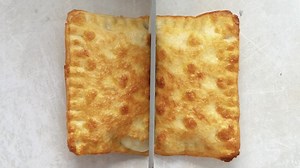 Ham & cheese hot pockets, easy bread hack