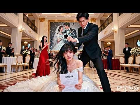 At wedding,he strip wife naked,propose first love!Wife just 1 move let him regret!