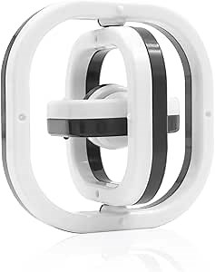 Fidget Spinner 3D - Infinite Fidget Spinners for Kids Adults Elders,3D Fingertip Toys for ADHD Autism Special Needs Anxiety Relief and Killing Time. (Black+White)