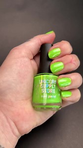 Candy Floss: Kiwi - Neon Green Nail Polish - Etsy Canada