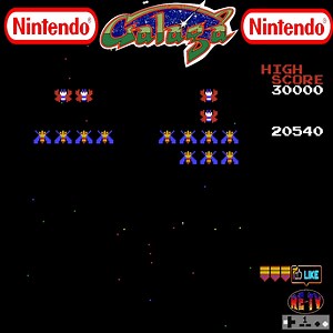 Galaga Stage 1-4 #videogames #retrogaming #arcade #nintendo #80s #classics | Retro-Entertainment TV