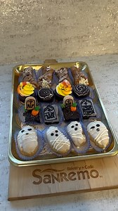 1.4K views · 34 reactions | Adult Trick or Treating • Our Halloween Mini Pastry Tray | SanRemo Bakery and Café Inc | Facebook