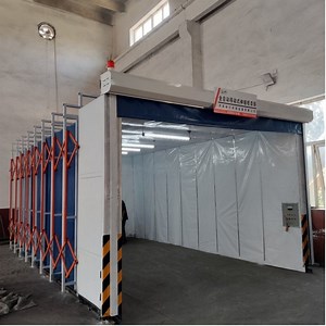 [Hot Item] Movable Telescopic Automotive Quick Paint Booth with Ventilation System