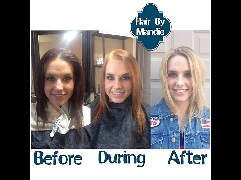 How to lighten your hair from Brunette to Blonde | Bleach Wash Tutorial| Part 1