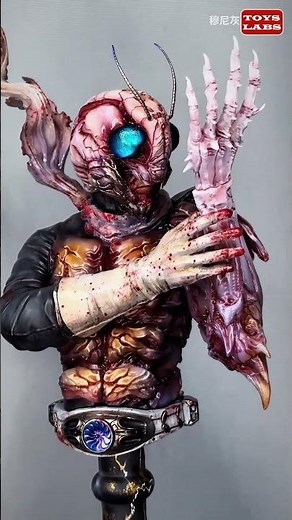 Locust Cyborg - Killer Knight & Kuuga 2.0 - S.I.C Kamen Rider #shorts #custom