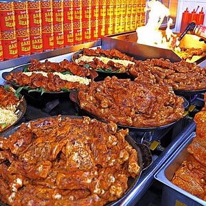 Cheese pours out like a waterfall! Spicy Cheese Stir-fried Chicken , Dak-galbi korean street food | Toro 5