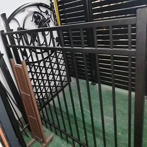 [Hot Item] Black Aluminum Privacy Picket Fence Panels Liberty Quality Metal Fence Posts Fencing for Garden