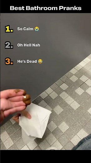 Best Bathroom Pranks #viral #prank #bathroom