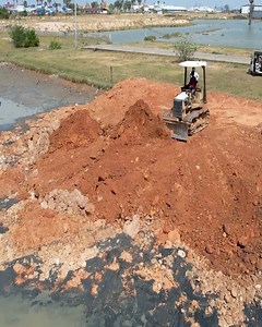 Transformative Excellence: Miniature Komatsu D20 Dozer Reshapes Land, Deleting Mud Fills with Precision and Grace in Our New Project | Bulldozer City