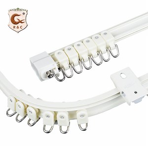 [Hot Item] Ceiling Single Double Aluminium Recessed Curtain Track