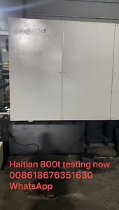 Haitian ma800t testing now,Cheap price sale,welcome to test it，Kindly contact my WeChat or WhatsApp 008618676351630 for details. | China Used injection molding machines | Facebook