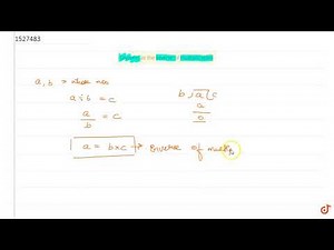Division as the inverse of multiplication
