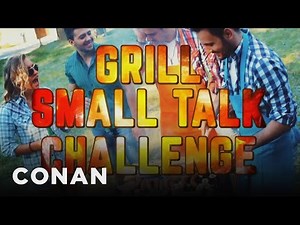 Grill Small Talk Challenge | CONAN on TBS