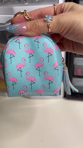 250K views · 4.1K reactions | Flamingo mini bag 囹 #selfdefense #selfdefensekeychain #selfdefenseforwomen #safetytips #SafetyFirst #satisfyingvideo #satisfying #asmrsounds #asmrvideo #satisfyingasmr #oddlysatisfying #relaxingvideos #anxietyrelief #fyp #viralreels #asmr #trendingreels #flamingo #onlineshopping #shoppingonline | Defense Queens Keychains | Facebook
