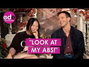 Bridgerton’s Luke Thompson & Yerin Ha get real about filming sex scenes!