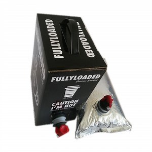 [Hot Item] Kraft Paper Coffee Box Disposable Coffee Bag in Box with Valve Dispenser Bag in Box Juice Dispenser