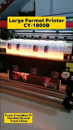 64 inch 1.8m Large Format Eco Solvent Outdoor Printing Machine