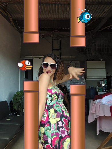 Flappy Bird resposta a 20flaka19ai — jogando e reagindo