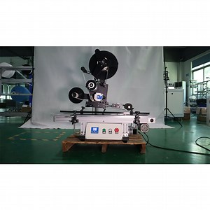 [Hot Item] Automatic Desktop Flat Surface Mini Plastic Bag Labeling Machine with Label Roll Machine