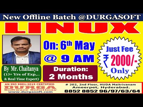 LINUX Offline Training @ DURGASOFT