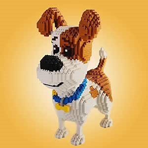 Uvini Adult Building Set, Building Blocks Pets, Micro Bricks Dog Animal Building Toy Bricks Dog for Kids 10,11, 12, 13, 14, Teens or Adult, 2100 Pieces